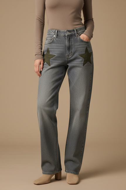 Pantalon Bleu Gris - Jean