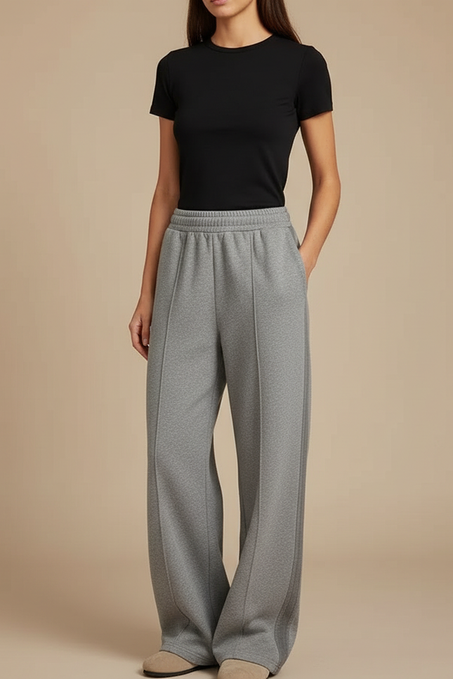 Pantalon Gris Perle - Molleton