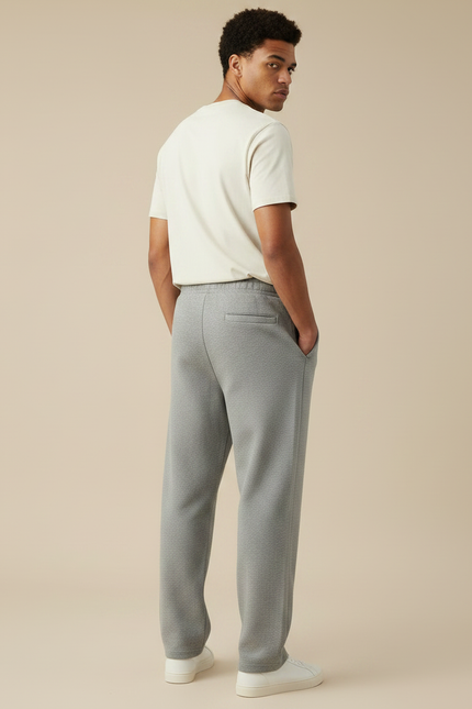 Pantalon Baggy Gris - Molleton - vue 2