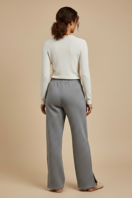 Pantalon Gris Marengo - Molleton - vue 2