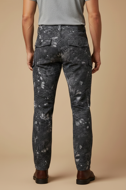 Pantalon Camouflage Homme Gris - Toile - vue 2