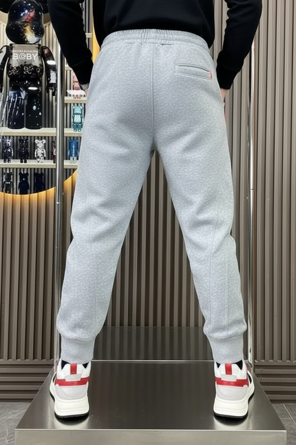 Pantalon Gris Jogging Coton Confortable Décontracté Homme - Molleton