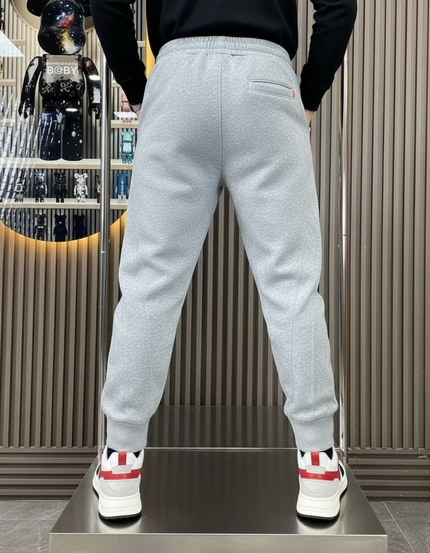 Pantalon Gris Jogging Coton Confortable Décontracté Homme - Molleton