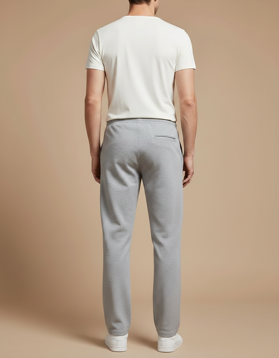 Ensemble Pantalon Gris - Molleton - vue 2