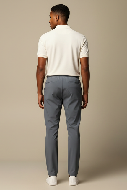 Pantalon Gris Sport Décontracté Léger Homme - Polyester - vue 2