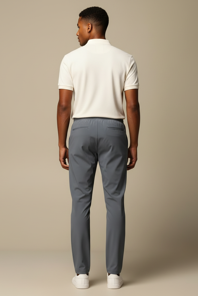 Pantalon Gris Sport Décontracté Léger Homme - Polyester - vue 2