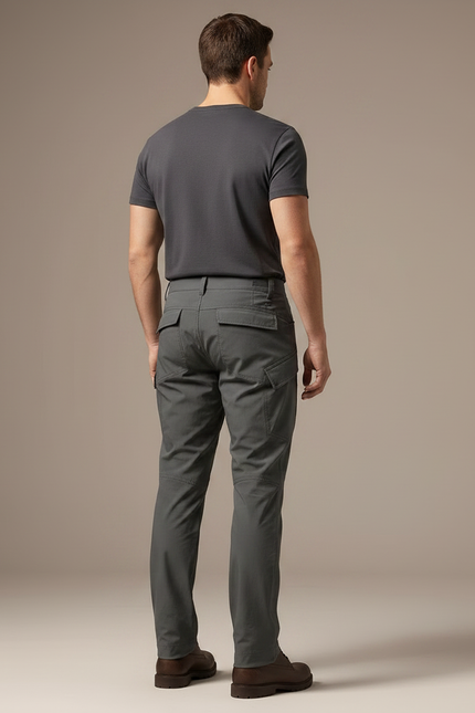 Pantalon Tactique Gris - Gabardine - vue 2