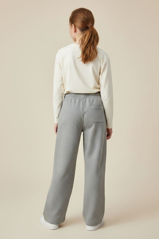 Pantalon Gris Ado - Molleton - vue 2