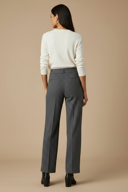 Pantalon Tweed Gris - vue 2