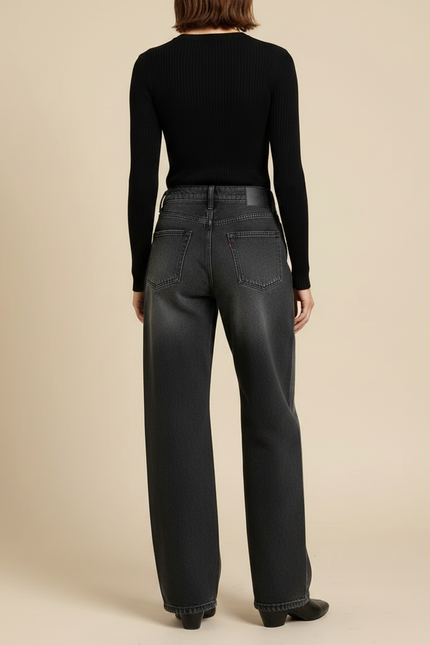 Pantalon Gris Noir - Jean - vue 2