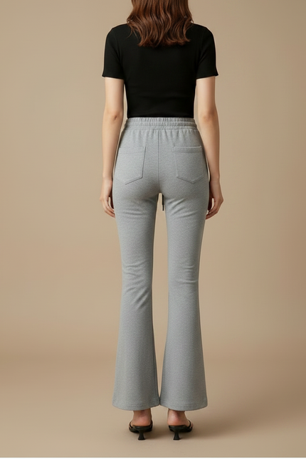Pantalon Gris Patte D'eph - Molleton - vue 2