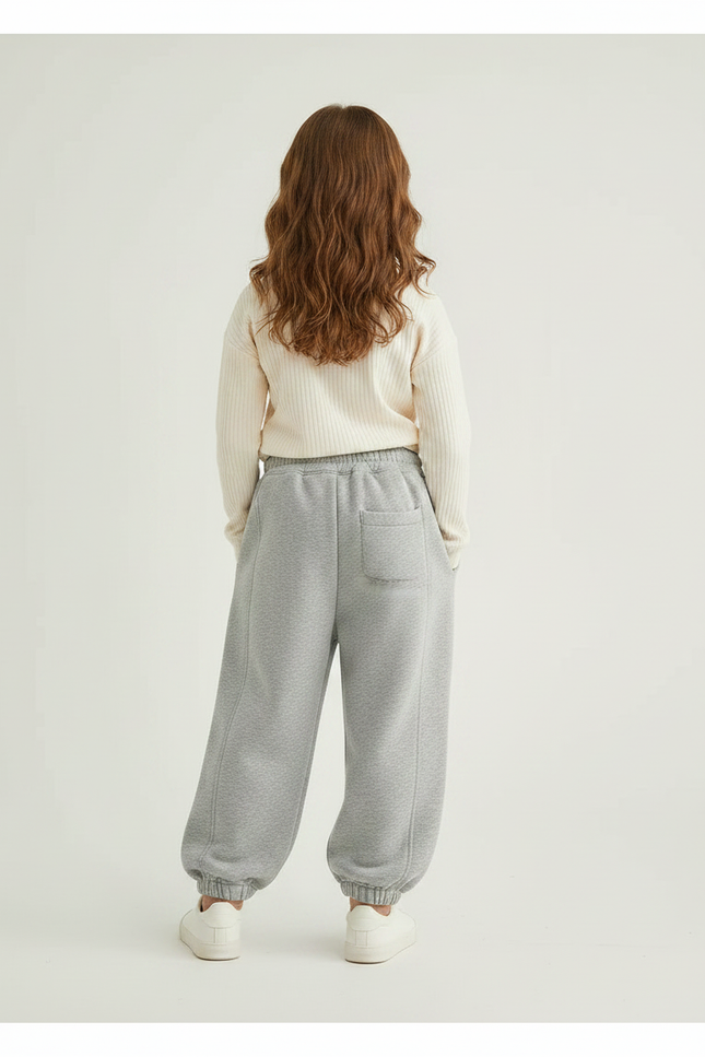Pantalon Gris Eba6 - Molleton - vue 2