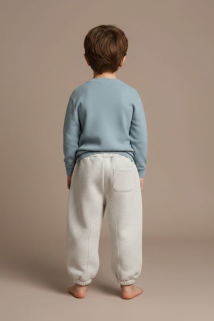 Pantalon Gris 1e94 - Molleton - vue 2