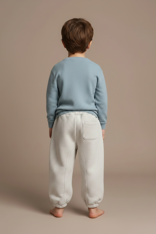 Pantalon Gris 1e94 - Molleton - vue 2