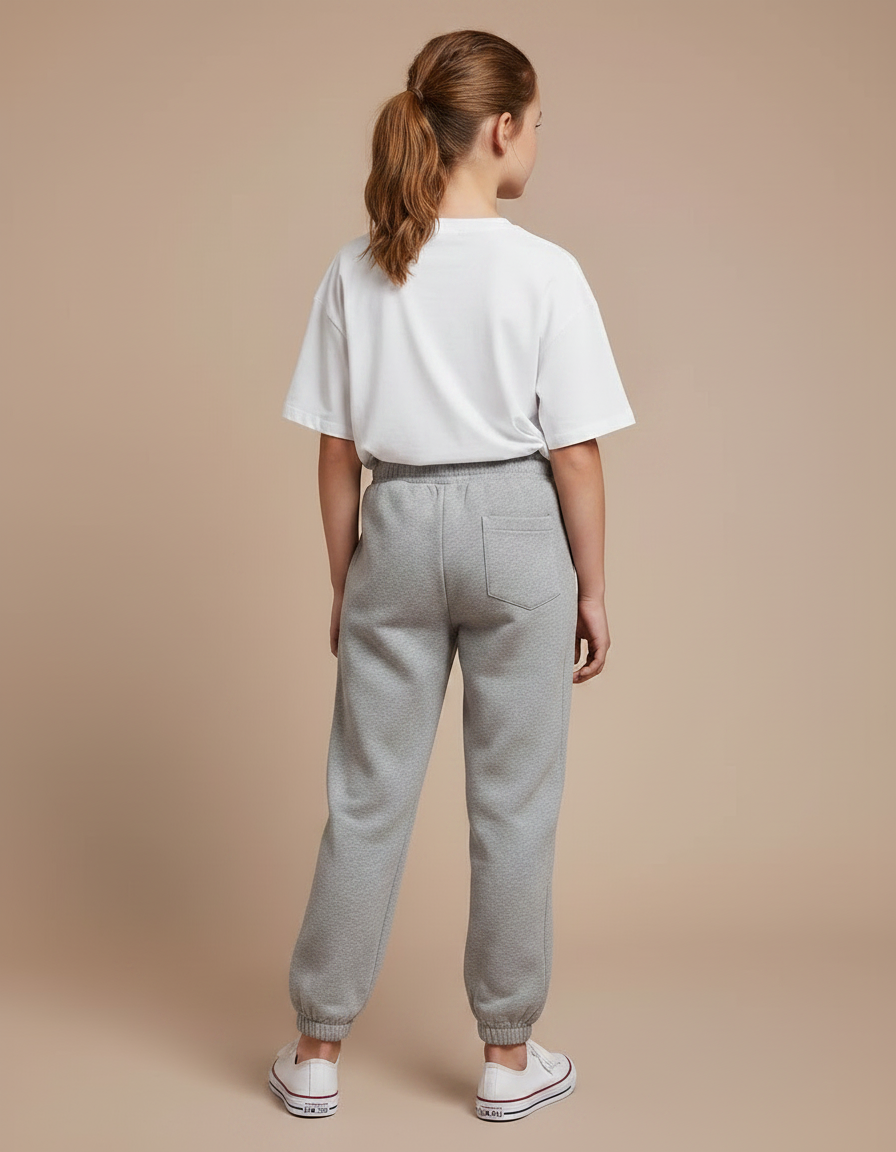 Pantalon Gris Df28 - Molleton - vue 2