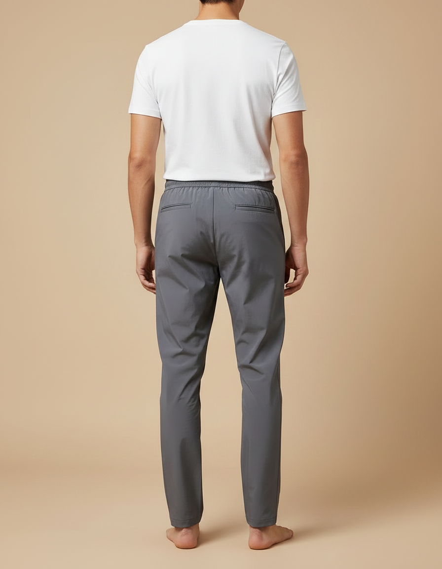 Pantalon Sport Gris - Polyester - vue 2