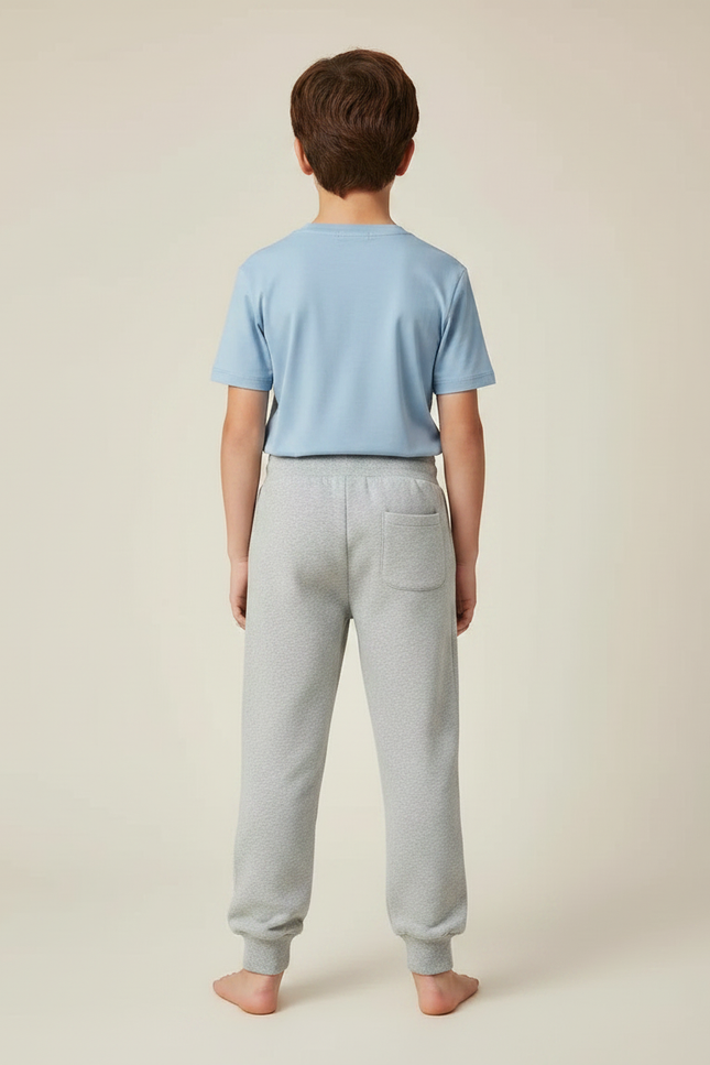 Pantalon Gris Molletonné Spiderman Enfant Sport - vue 2
