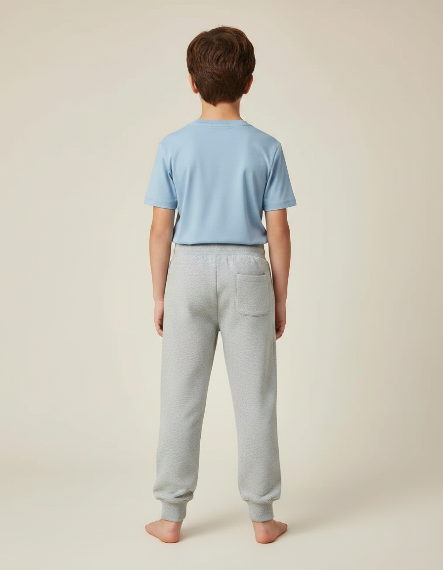 Pantalon Gris Molletonné Spiderman Enfant Sport - vue 2