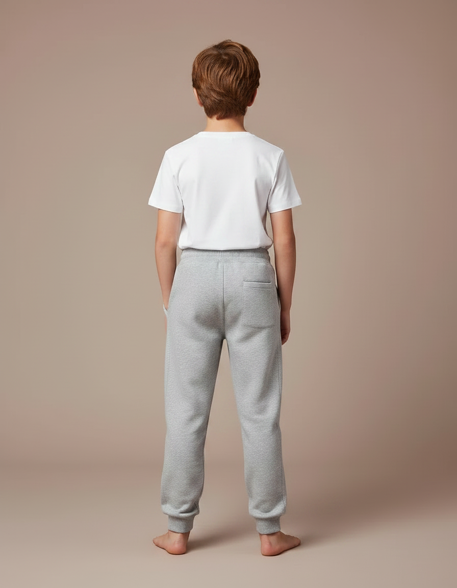 Pantalon Gris Molletonné Jogging Garçon Flash - vue 2
