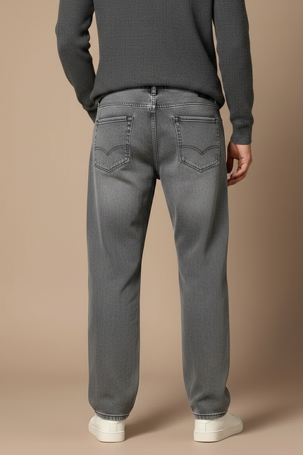 Pantalon Jean Gris Homme - vue 2