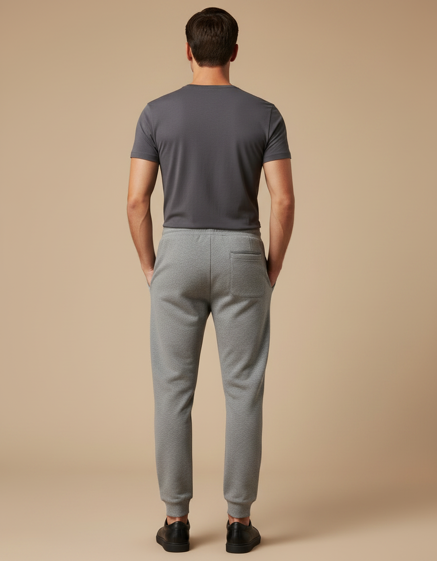 Pantalon Gris Molletonné Décontracté Mickey Mouse Homme - vue 2