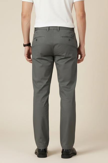 Pantalon Travail Gris - Gabardine - vue 2