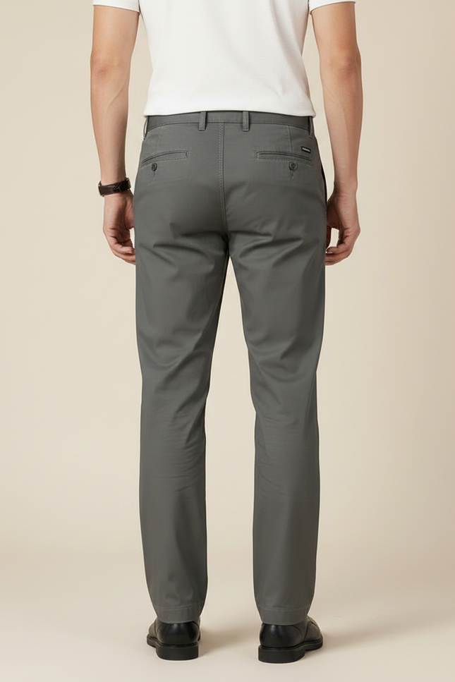 Pantalon Travail Gris - Gabardine - vue 2