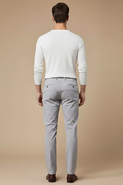 Pantalon Classe Gris Homme - Polyester - vue 2