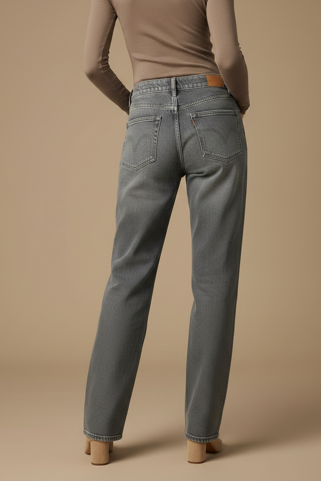 Pantalon Bleu Gris - Jean - vue 2