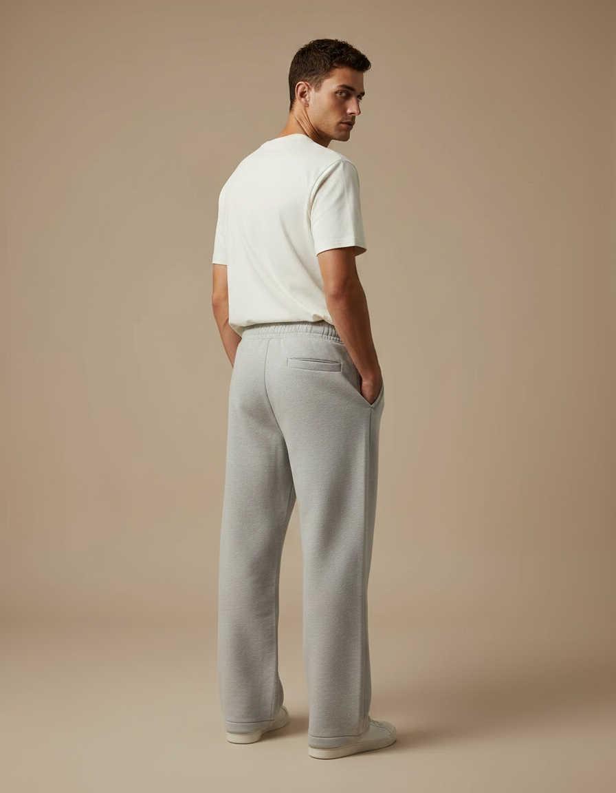 Ensemble Pantalon Gris Homme - Molleton - vue 2