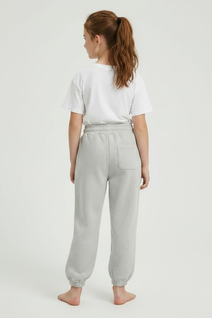 Pantalon Gris Jogging Molletonné Sport Enfant - vue 2
