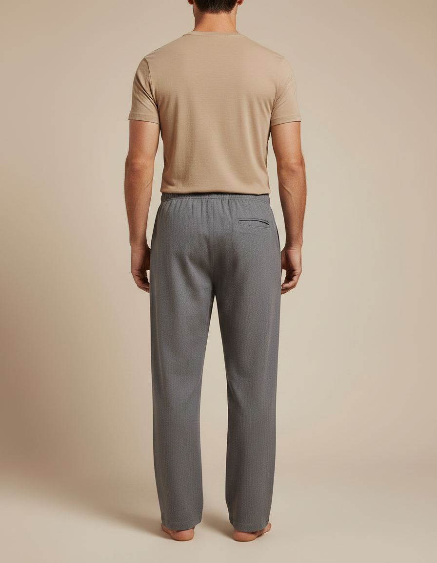 Pantalon Laine Gris Homme - vue 2