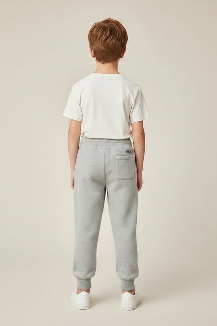 Pantalon Gris Molletonné Confortable Sport Enfant - vue 2
