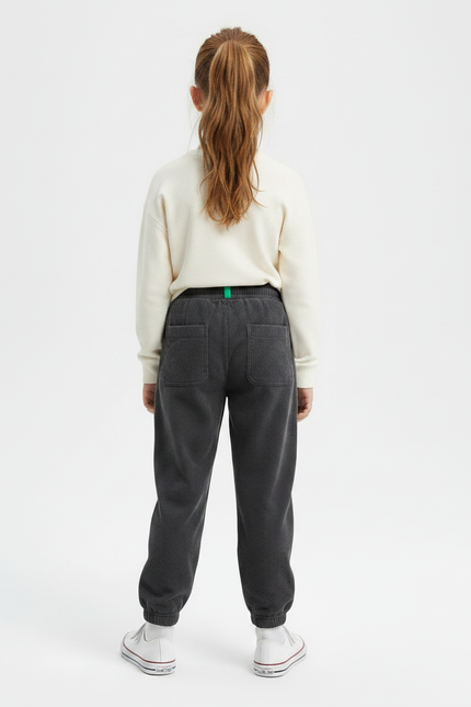 Pantalon Gris Côtelé Ample Enfant Douillet - Cordé - vue 2