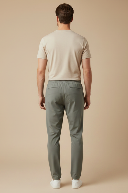 Pantalon Gris Homme Léger Respirant Extensible Sport - Polyester - vue 2