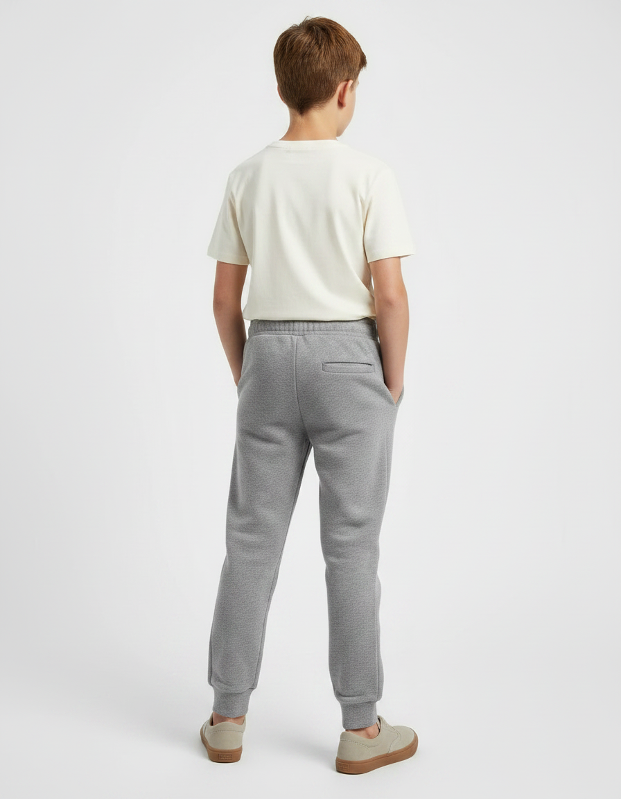 Pantalon Gris Orange - Molleton - vue 2
