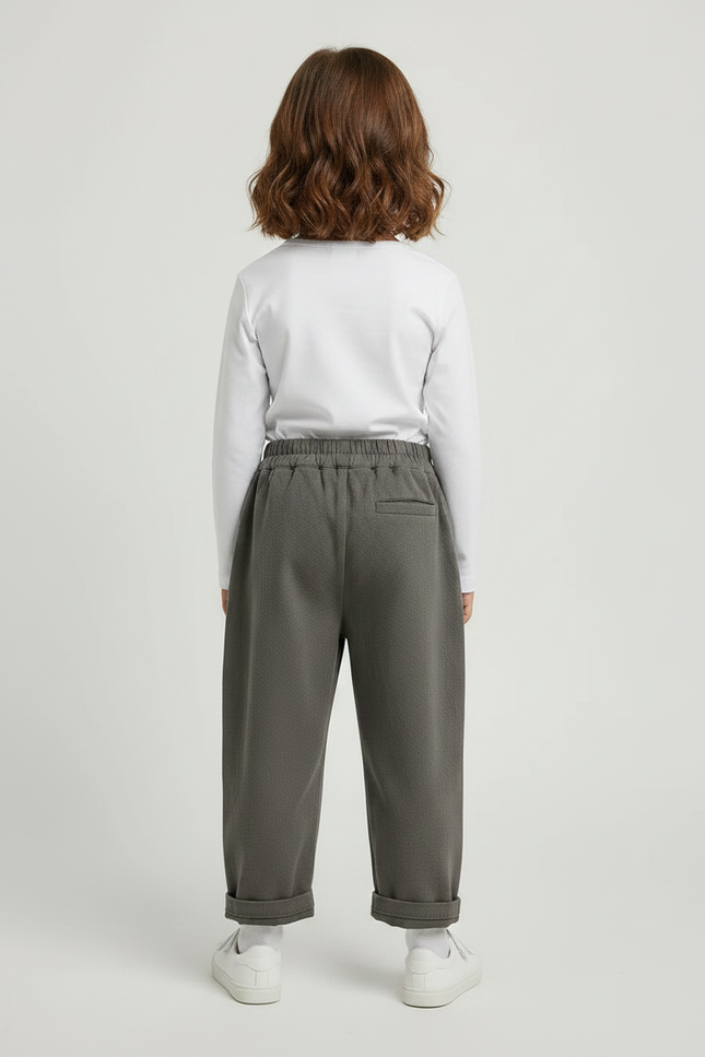 Pantalon Gris 95ef - Molleton - vue 2