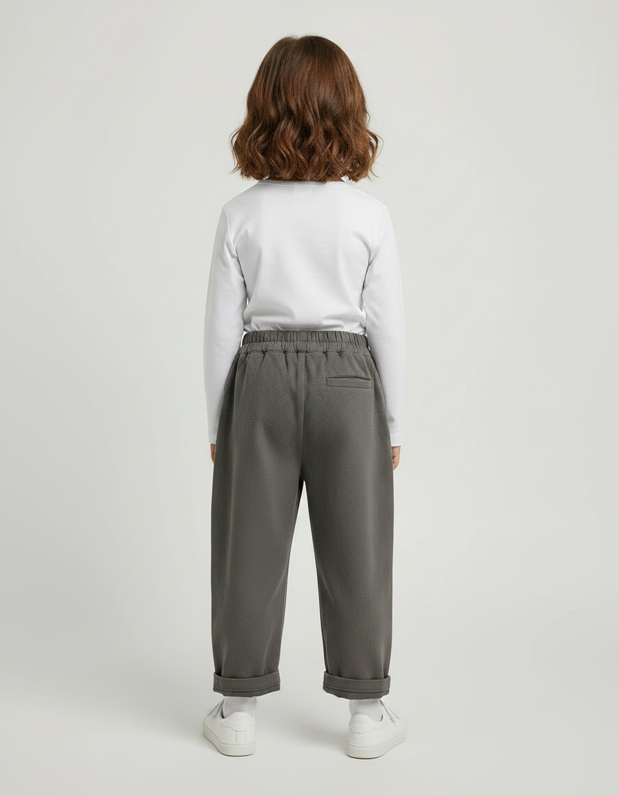 Pantalon Gris 95ef - Molleton - vue 2