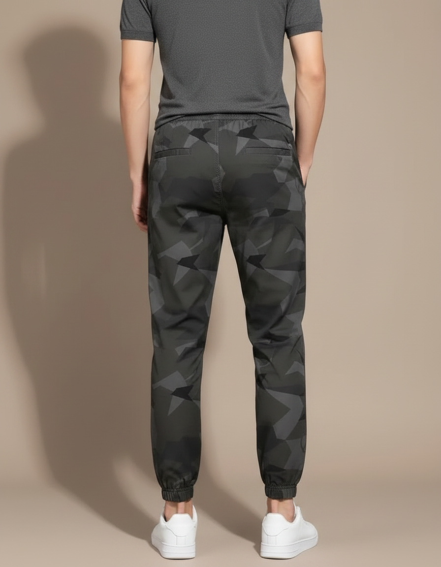 Pantalon Camouflage Gris - Polyester - vue 2