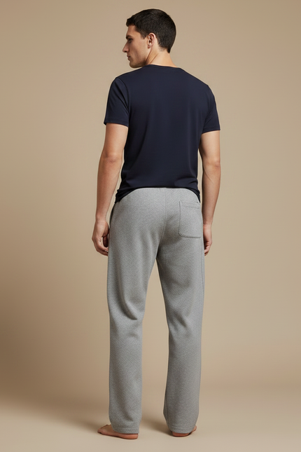 Pantalon Gris, Homme, Molletonné, Ample, Confortable, Décontracté - vue 2