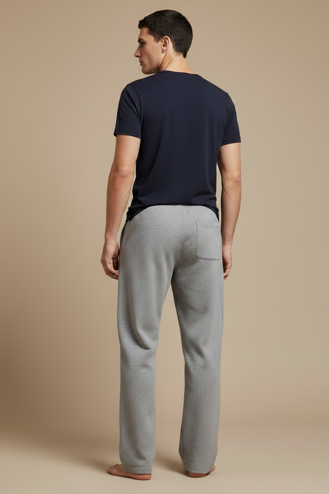 Pantalon Gris, Homme, Molletonné, Ample, Confortable, Décontracté - vue 2