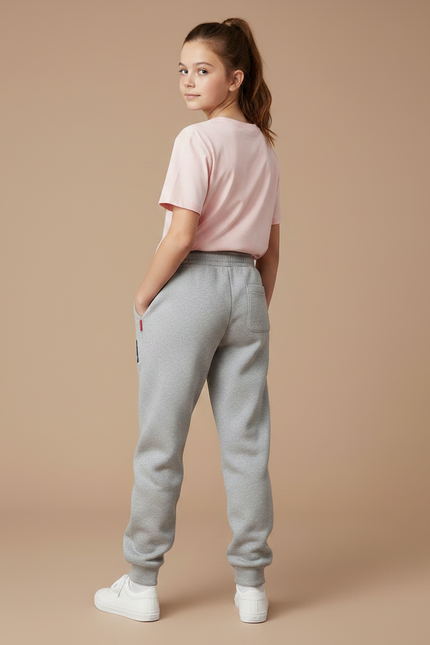Pantalon Gris Molletonné Mickey Sport Décontracté - vue 2