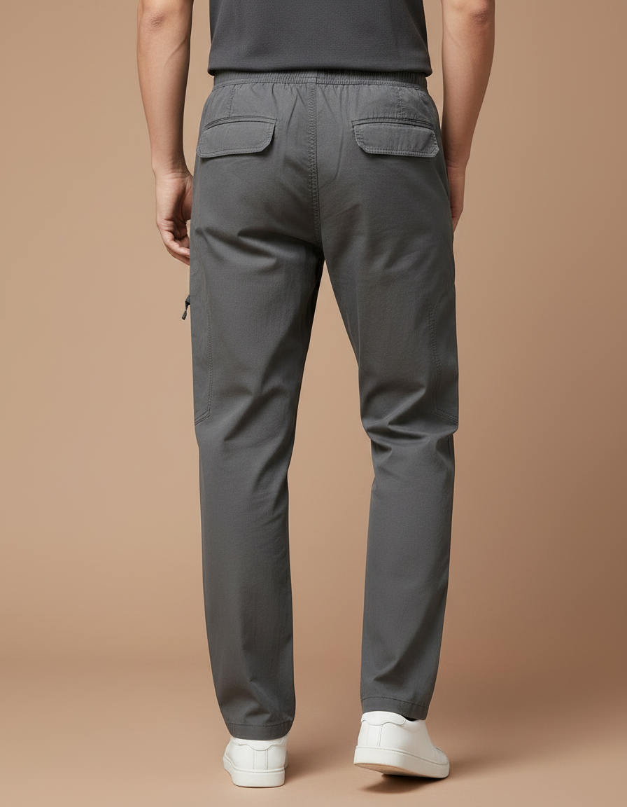 Pantalon Gris 8f5f - Gabardine - vue 2