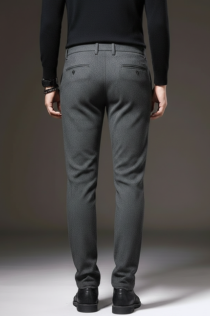 Pantalon Gris Slim - Tweed - vue 2