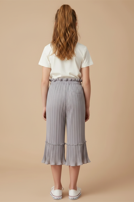 Pantalon Gris 49a3 - Polyester - vue 2