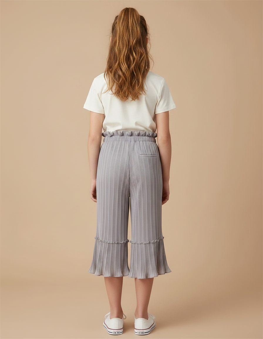 Pantalon Gris 49a3 - Polyester - vue 2