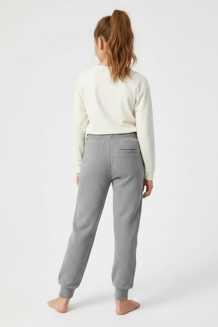 Pantalon Gris Molletonné Fila Enfant Décontracté - vue 2