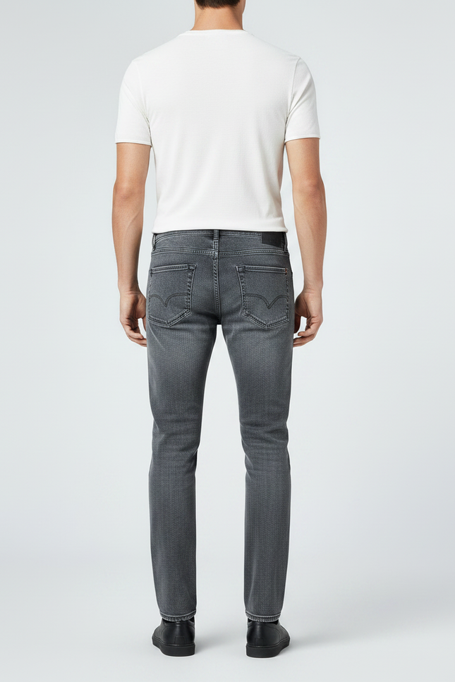 Pantalon Gris Jean Slim Décontracté Homme - vue 2