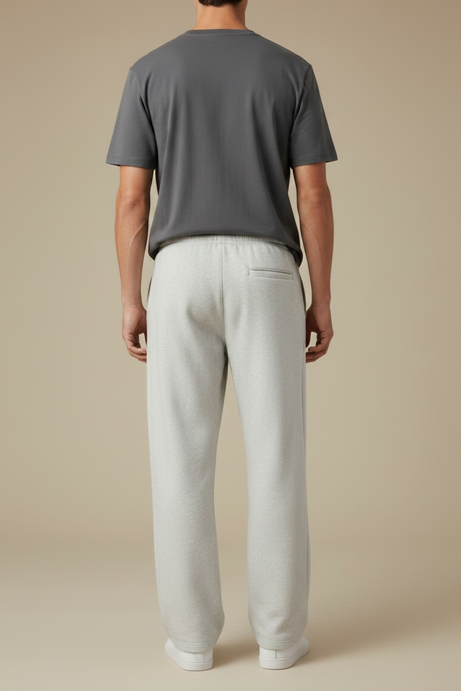 Pantalon Gris Chiné Homme - Molleton - vue 2