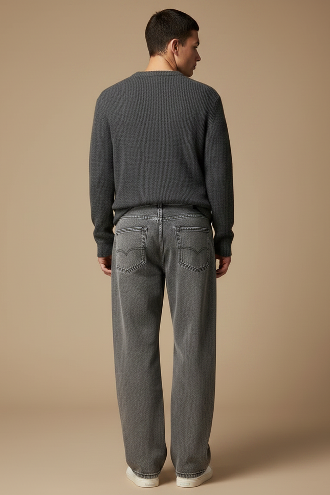 Pantalon Denim Gris - Jean - vue 2